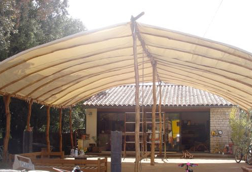 Turkish Tunnel Tent Terrace Cover at Canvas Chic, France