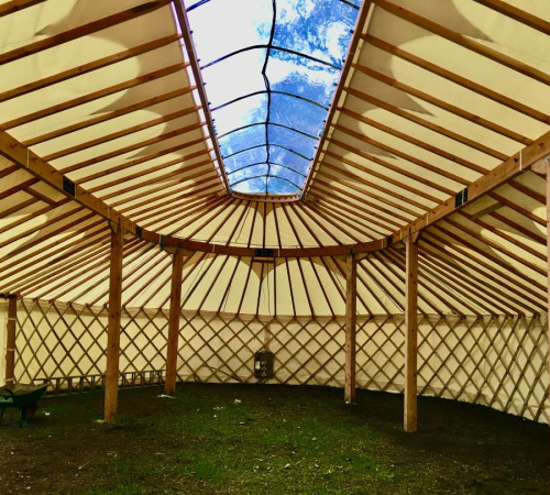 Barn Yurt Cover for Red Pump Inn