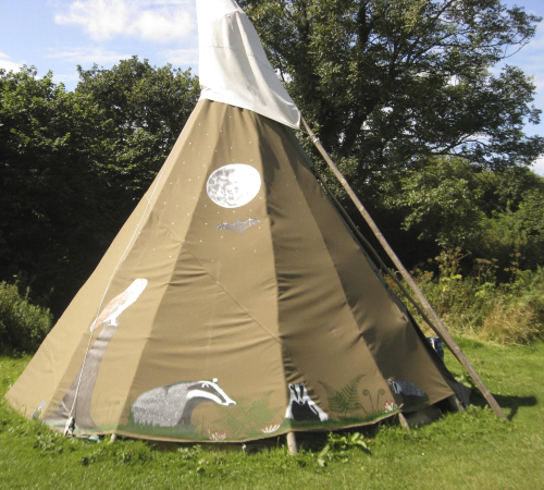 Night Tipi, Cornish Tipi Holidays