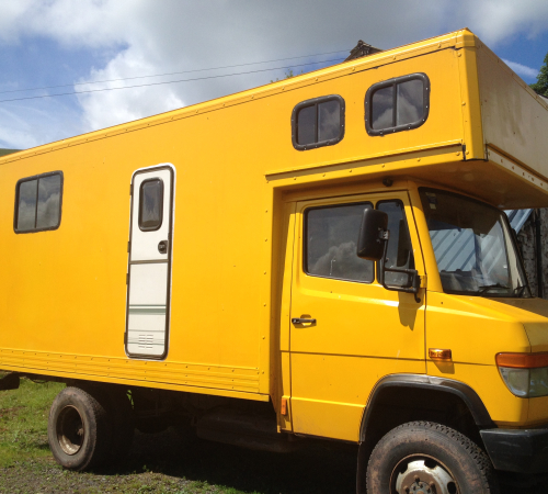 Mercedes 814 4x4. After.