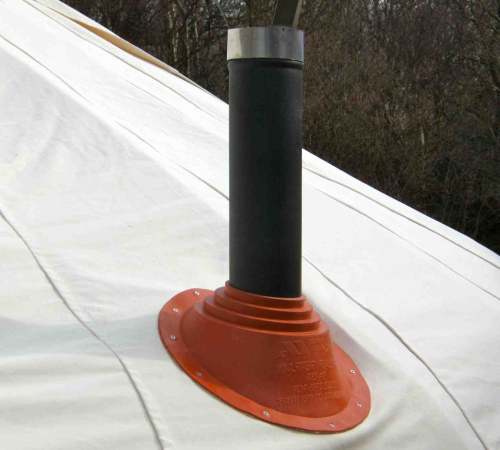 Yurt Flue-Collar detail